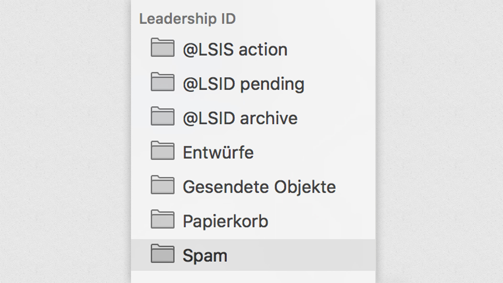 Wohin mit der E-Mail?